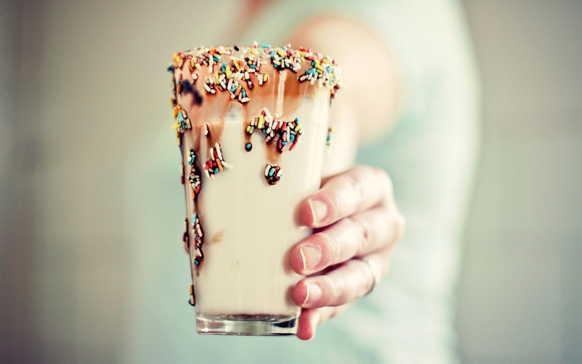 1920x1200 Drinks chocolate milk desert sweets