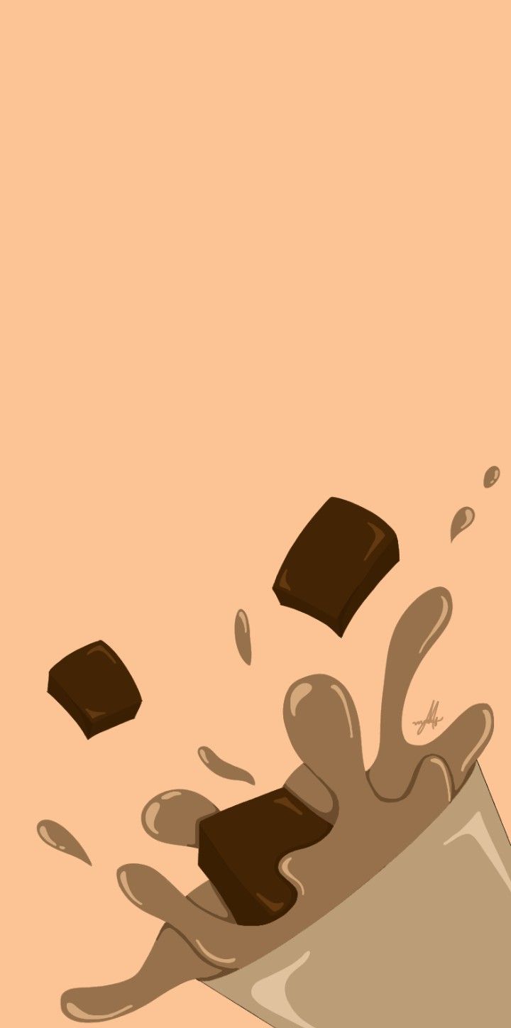 720x1448 Splashing chocolate milk wallpaper