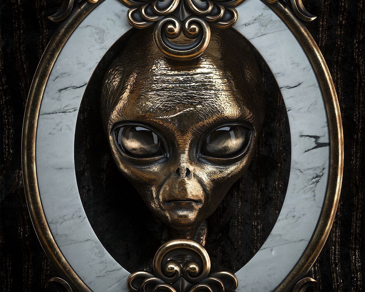 1280x1024 wallpaper 1280x1024 alien, head