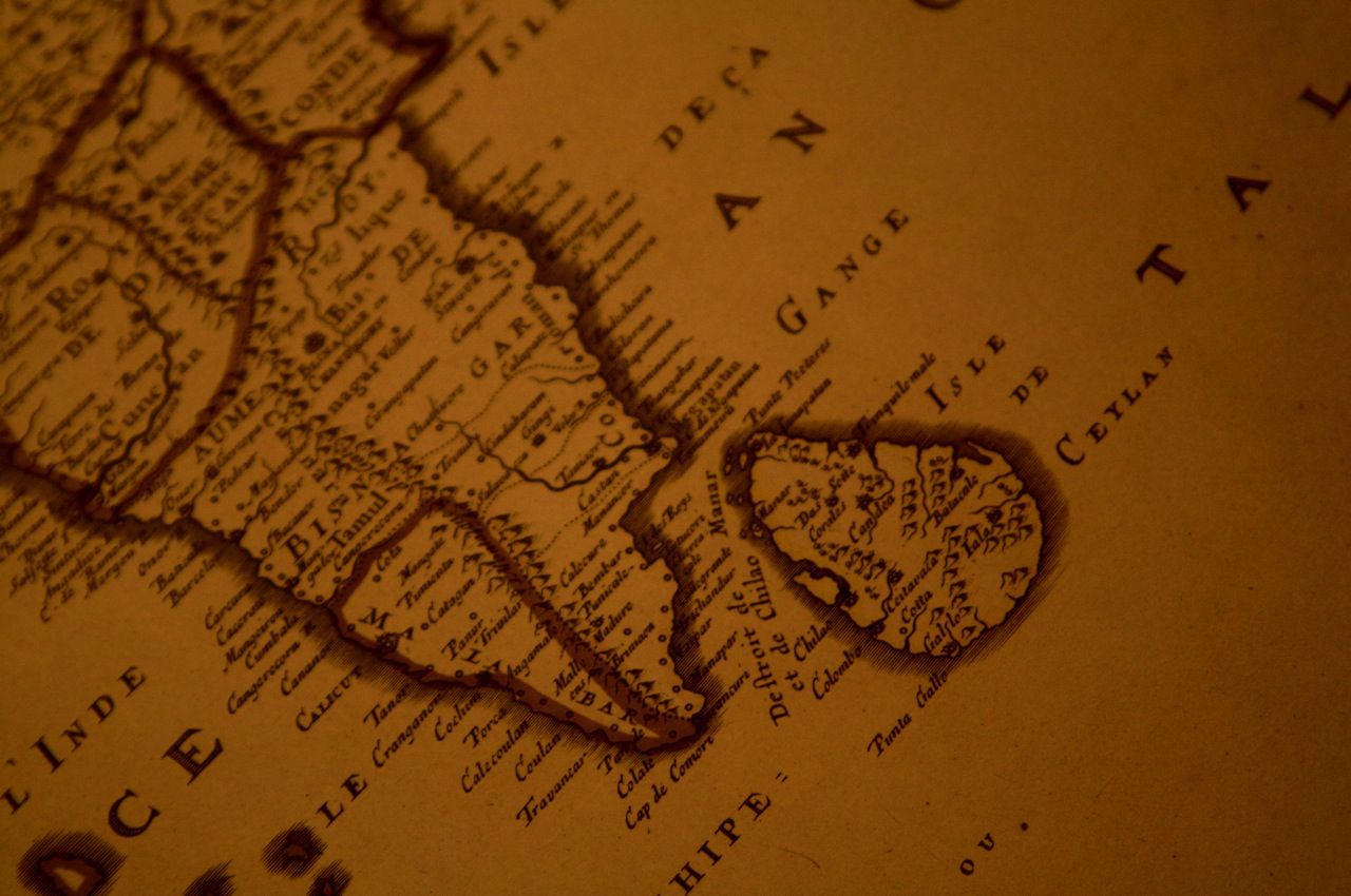 1280x850 Old Maps: Sri Lanka. Passion Fruit