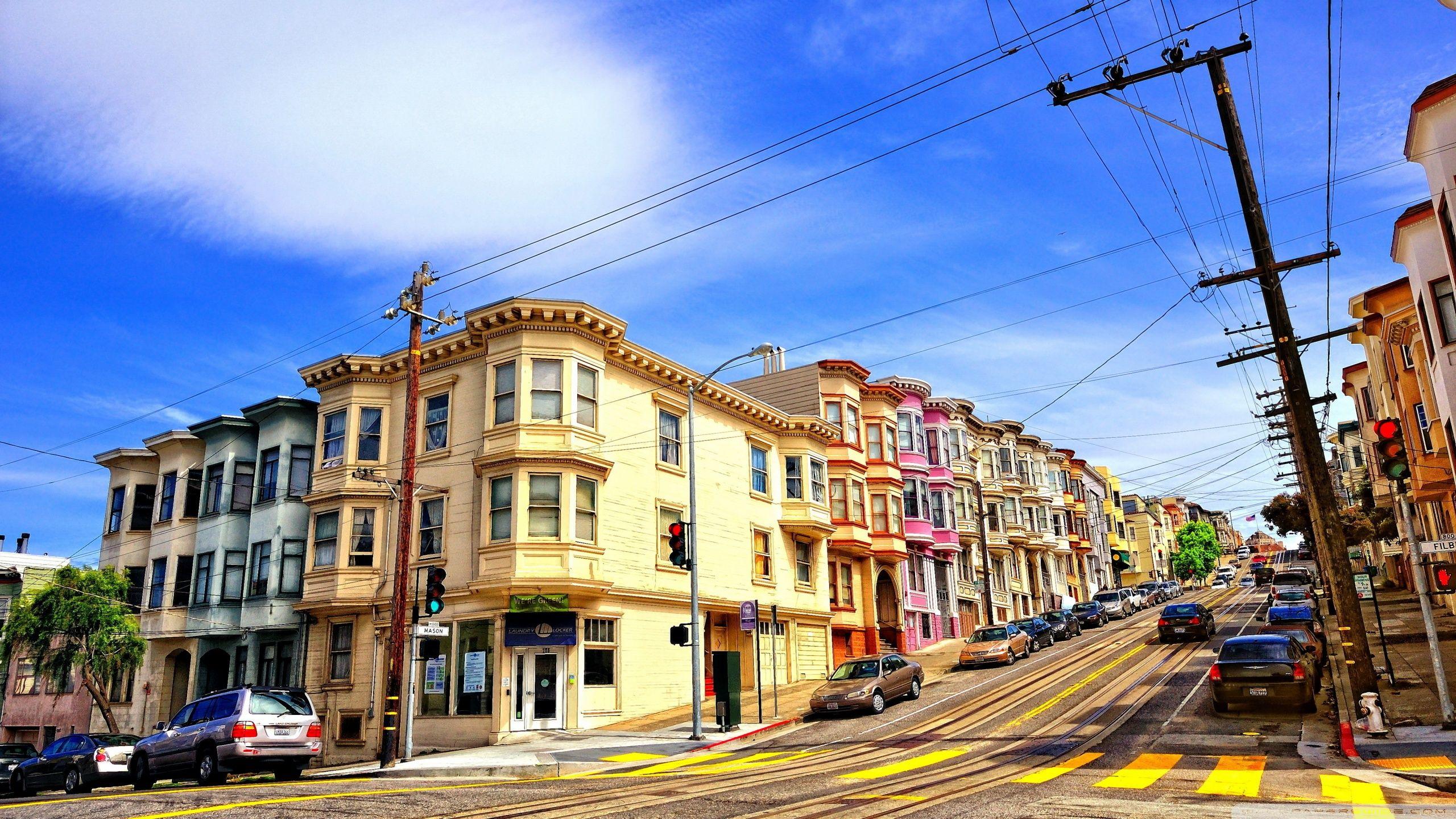 2560x1440 Street In San Francisco ❤ 4K HD Desktop Wallpaper for 4K
