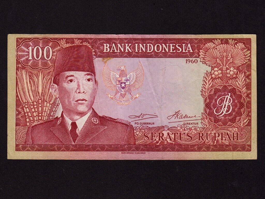 1024x768 Indonesia:P- 100 Rupiah, 1960