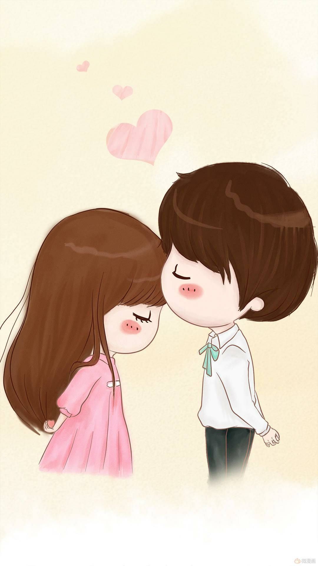 1080x1920 Love Cute Couple Wallpaper