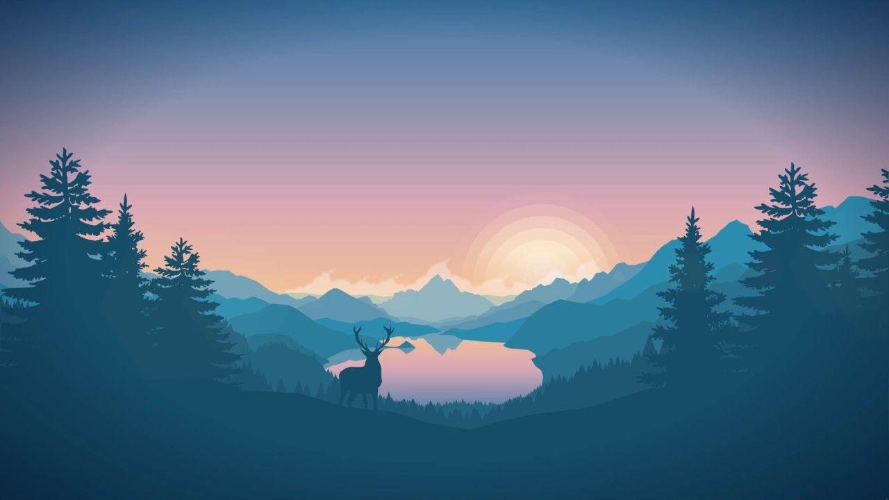 Animated Landscape Wallpaper 4K / 4k Cartoon Landscape Wallpaper