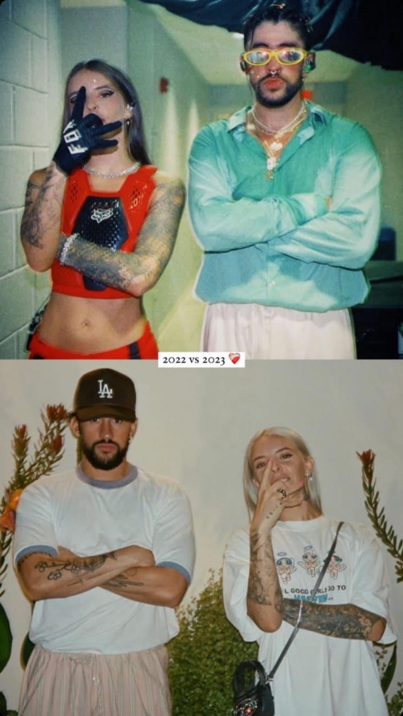 1290x2290 Bad Bunny and Young Miko
