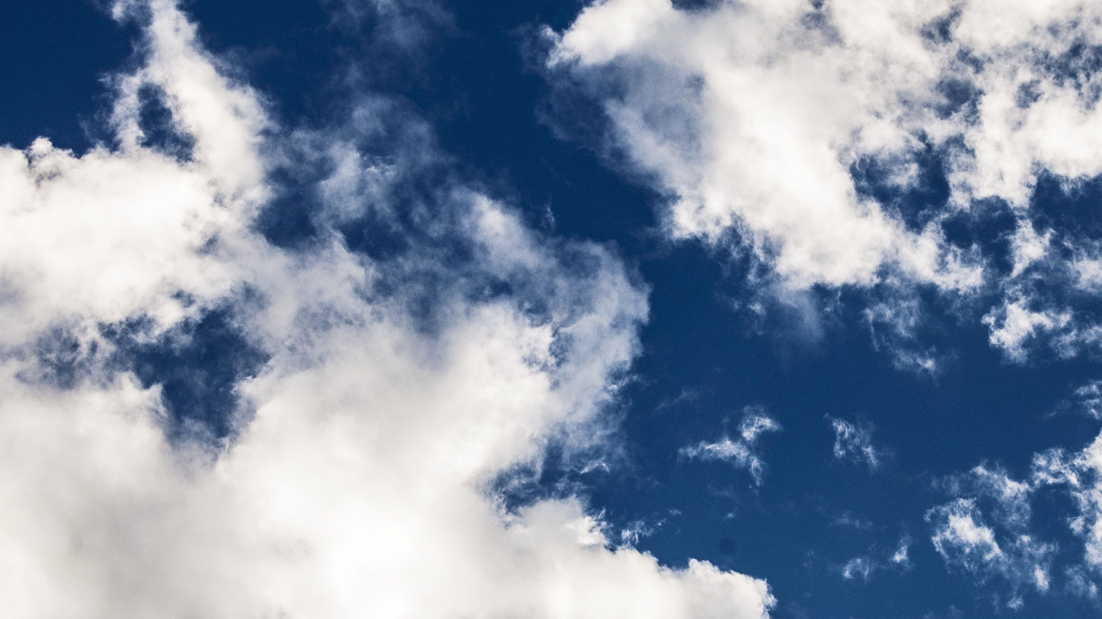 3840x2160 Cloud Dark Blue Sky Nature Summer
