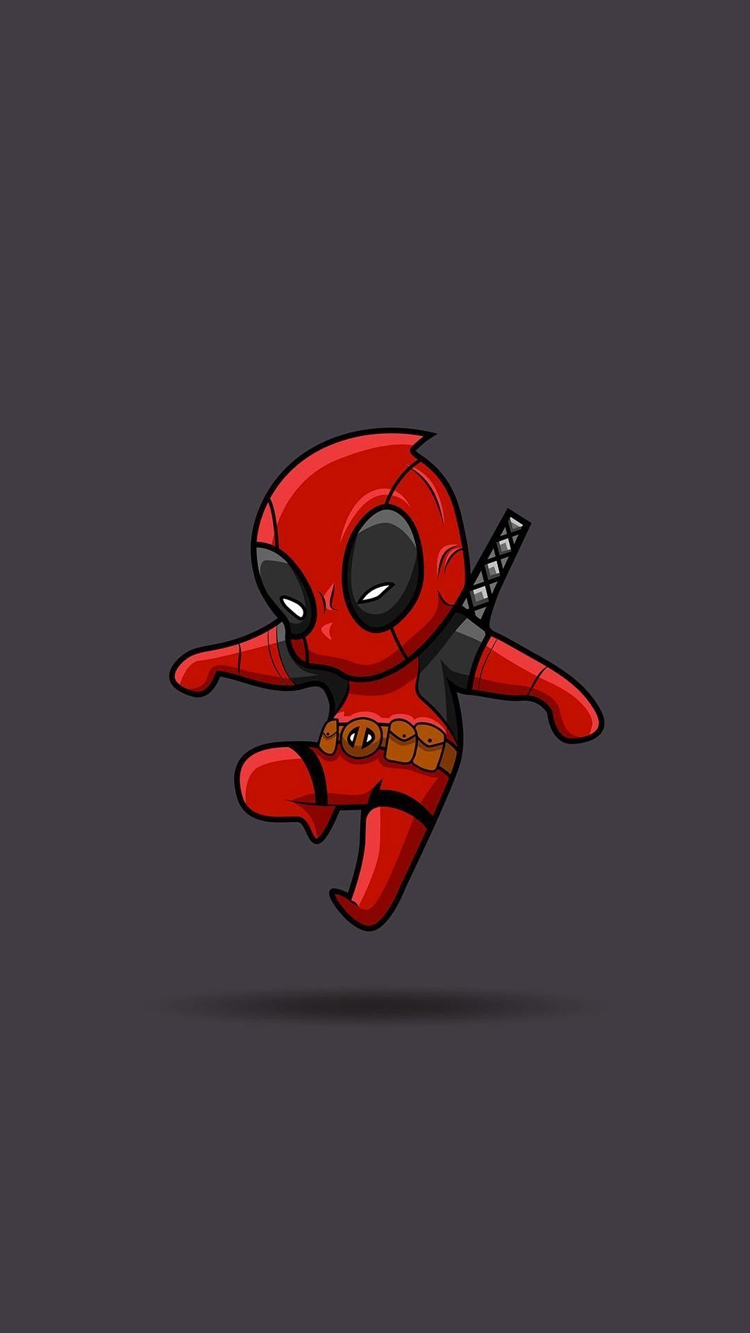 1080x1920 Cute Deadpool Wallpaper