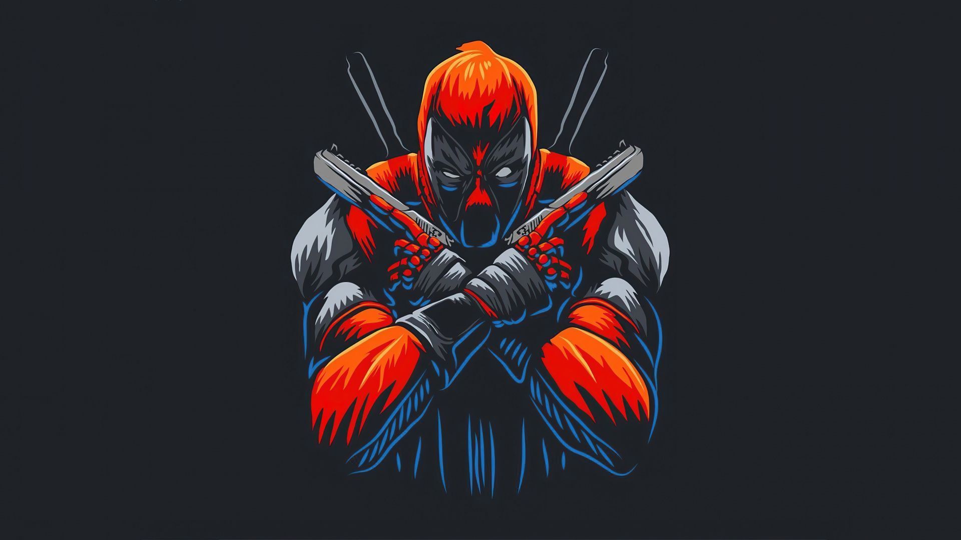 1920x1080 Deadpool Wallpaper 4K, Dark background