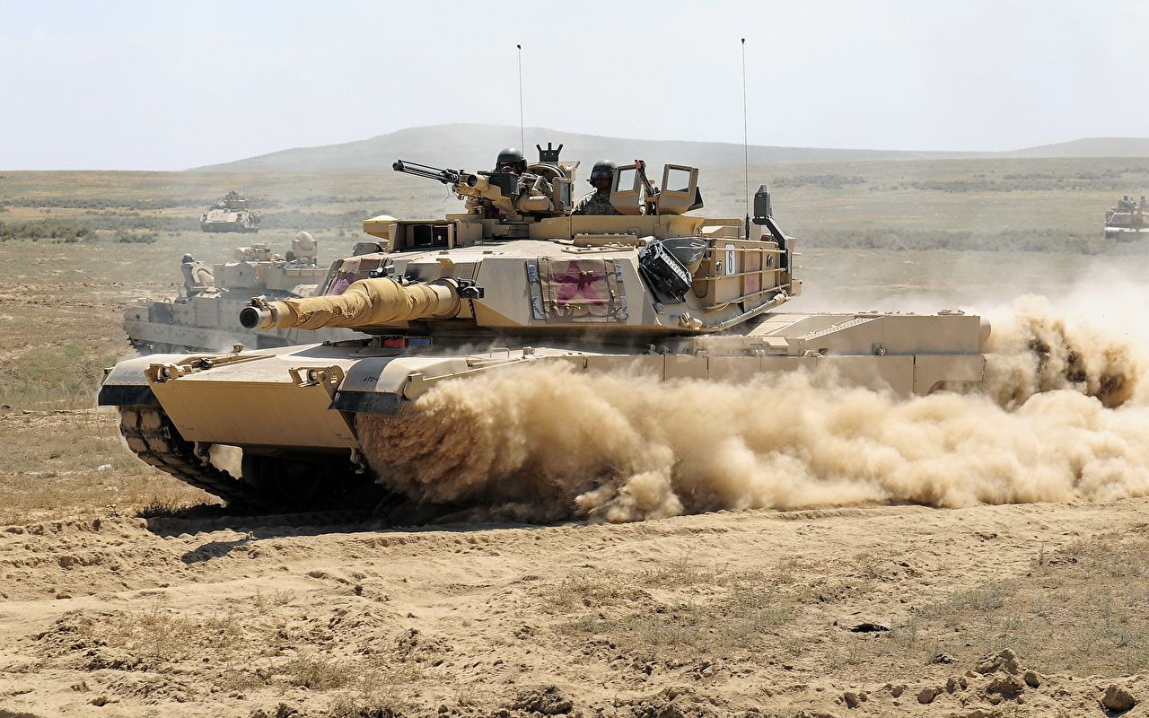 1280x800 image M1 Abrams tank US M1A2 Army