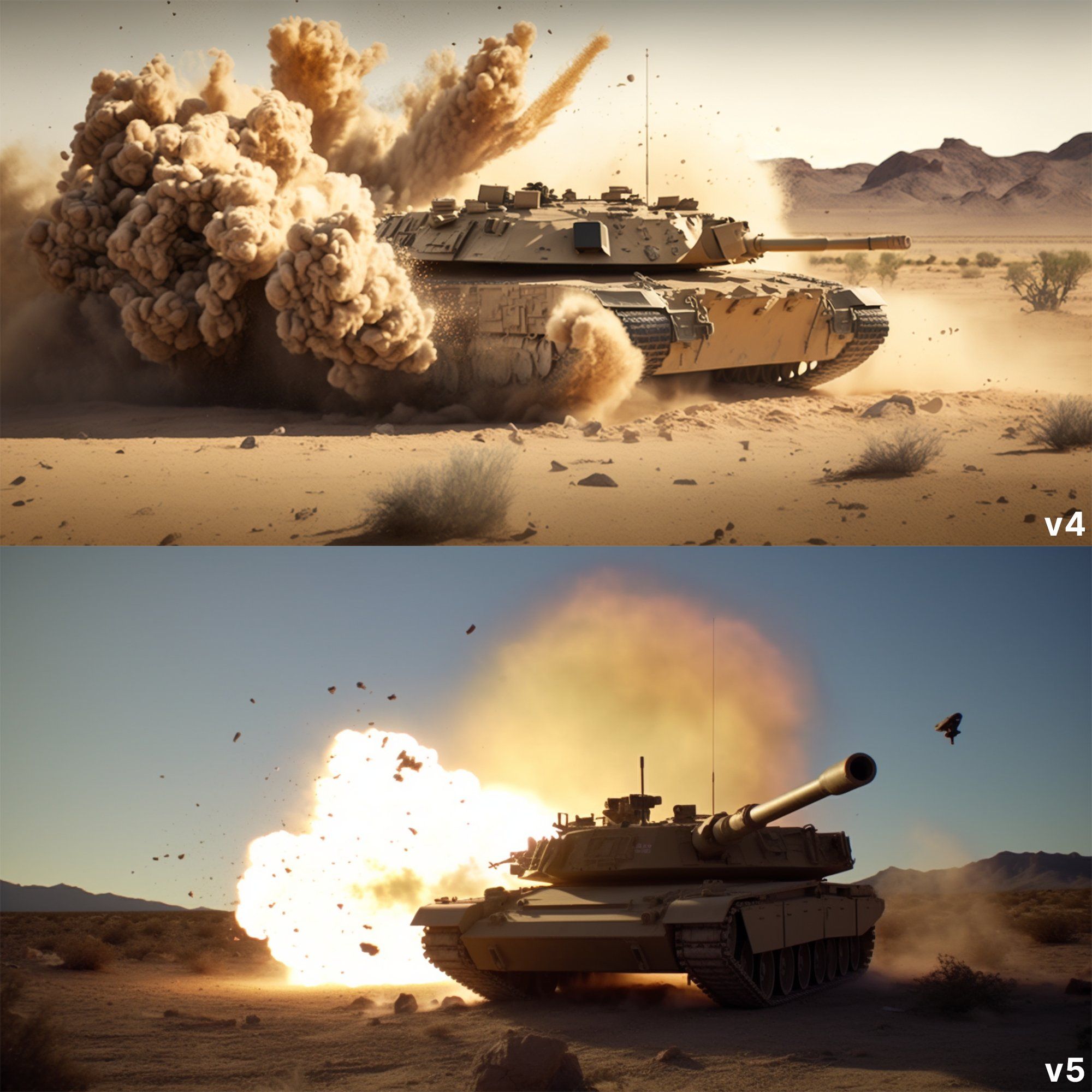 2000x2000 v5 /imagine M1 Abrams tank