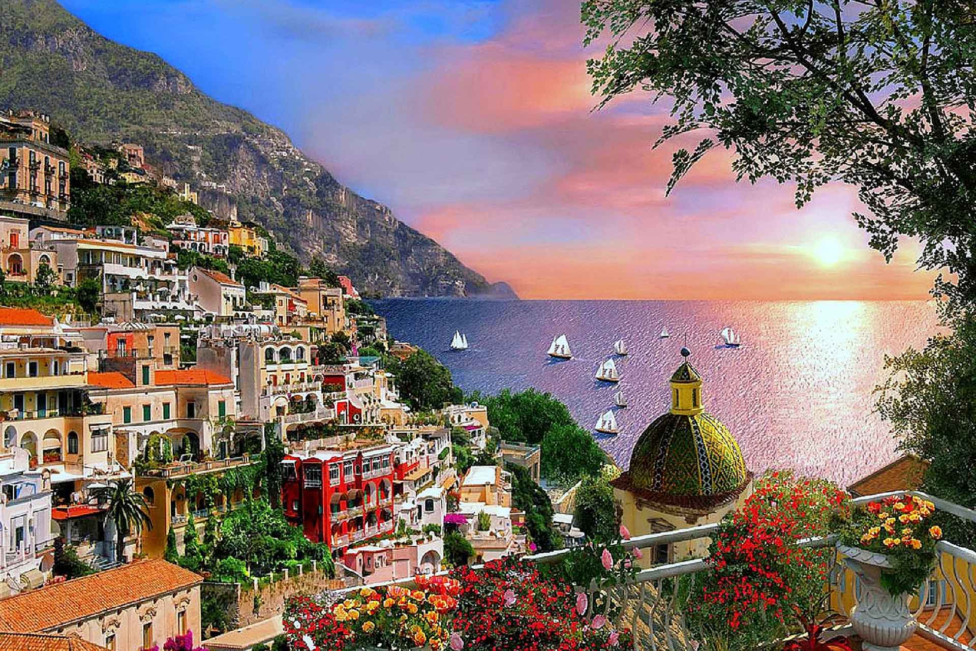 1920x1280 Amalfi Coast Desktop Wallpaper