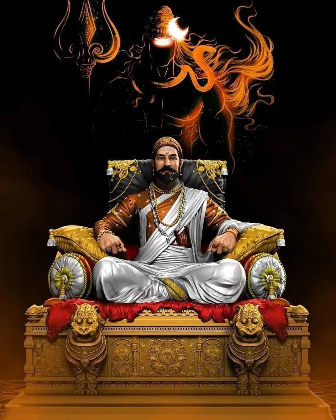1080x1350 shivaji maharaj HD wallpaper, shivaji