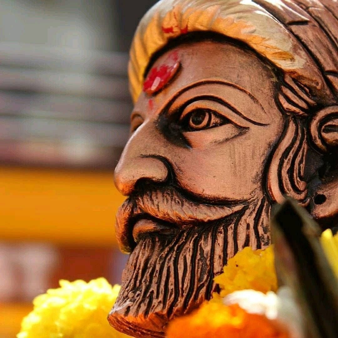 1080x1080 Shivaji Maharaj HD Wallpaper
