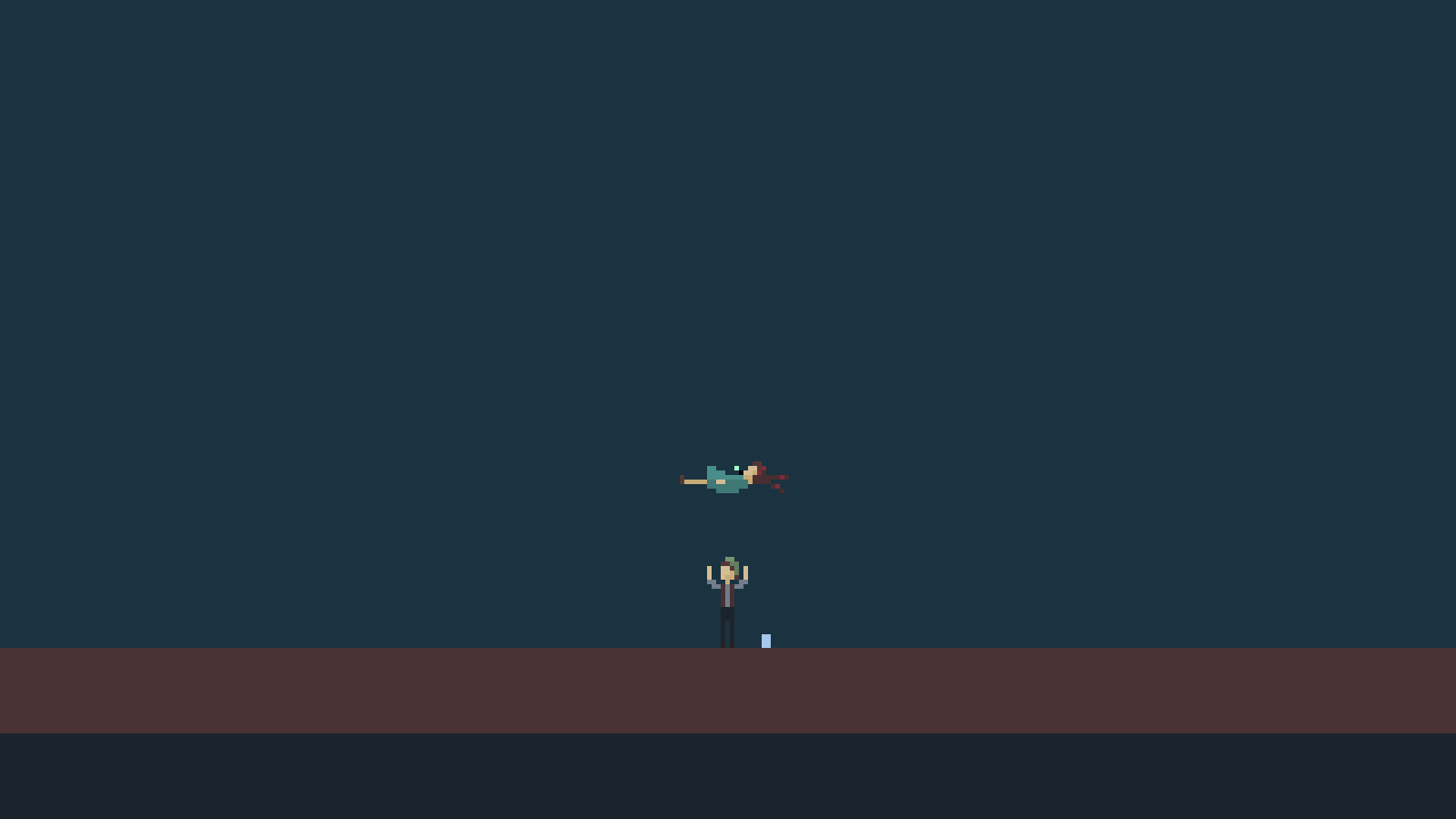 1600x900 Minimal Pixel Wallpaper