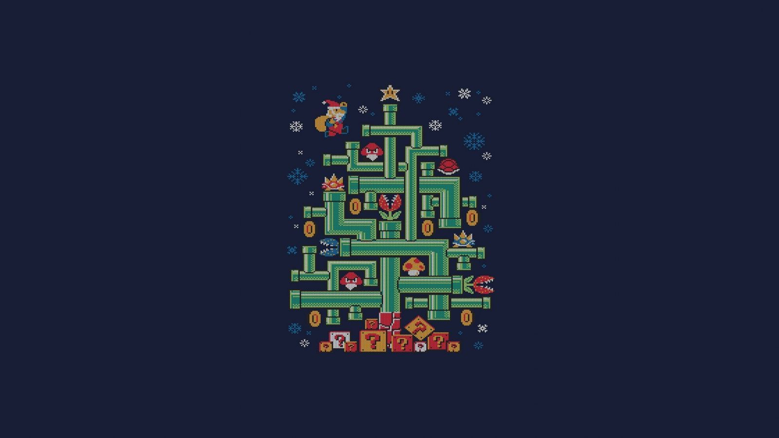 1600x900 wallpaper 1600x900 minimal, mario