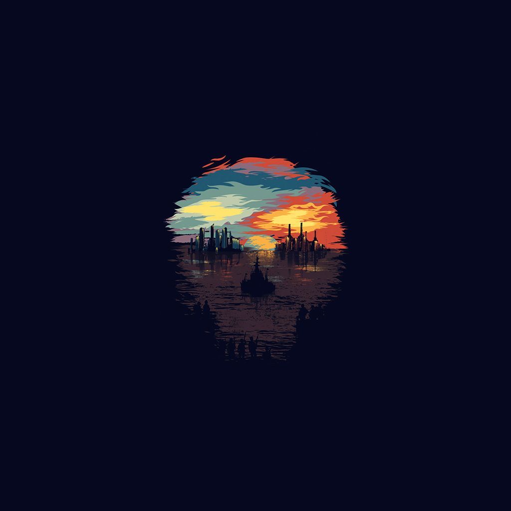 1024x1024 Dystopia Art Illustration Minimal
