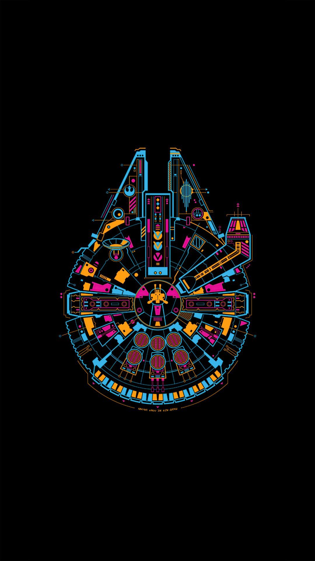 1080x1920 Star Wars Ship Minimal 4k