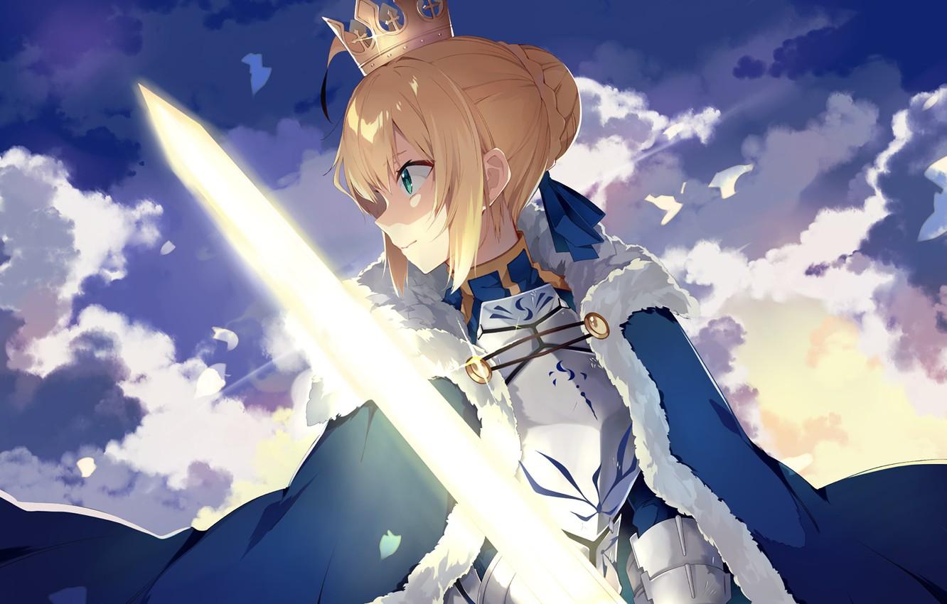 1332x850 Artoria Pendragon Wallpaper