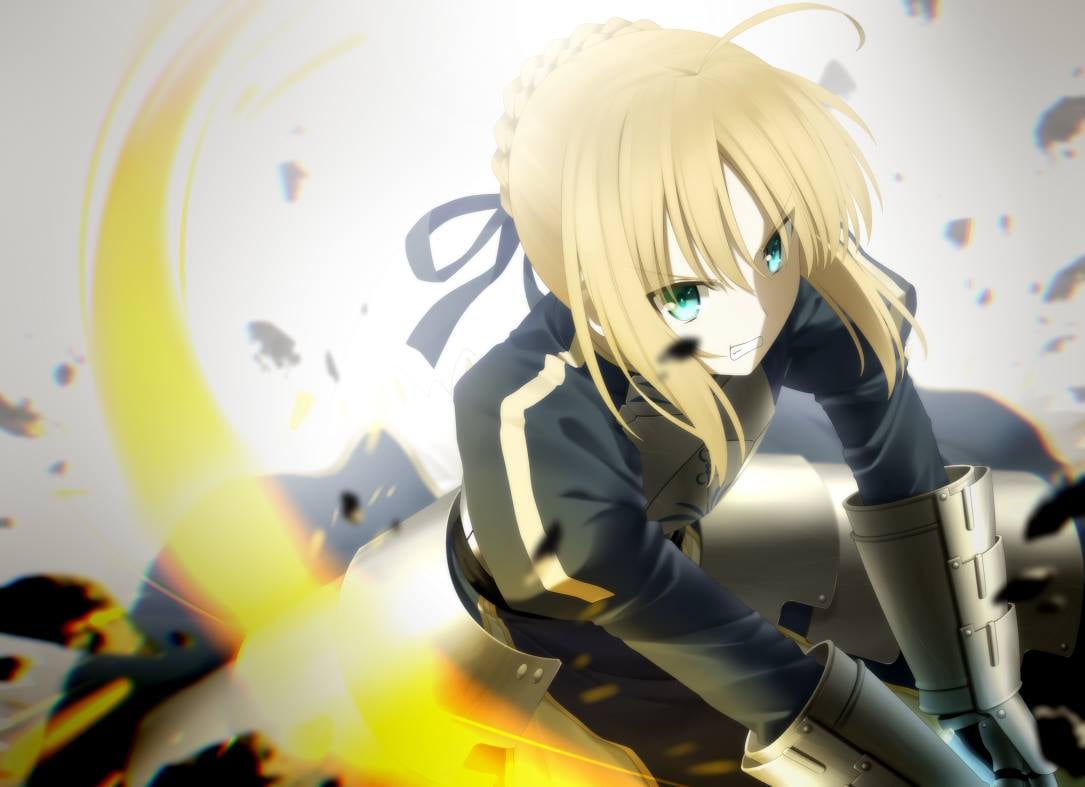 1085x787 Wallpaper: Arturia Pendragon Saber