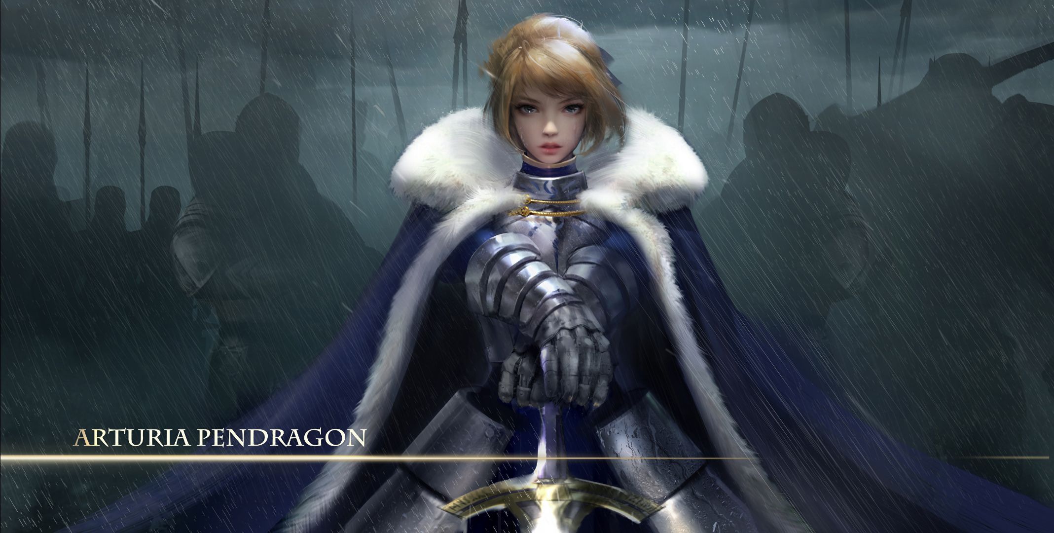 2137x1080 Download Artoria Pendragon wallpaper