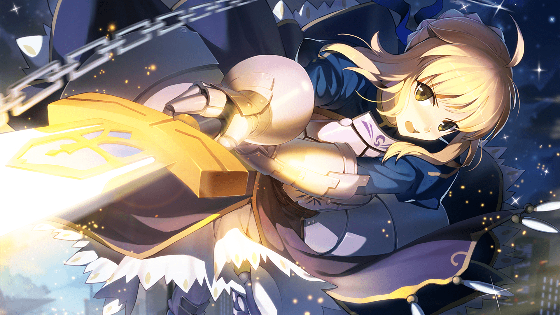 1920x1080 Artoria Pendragon Wallpaper