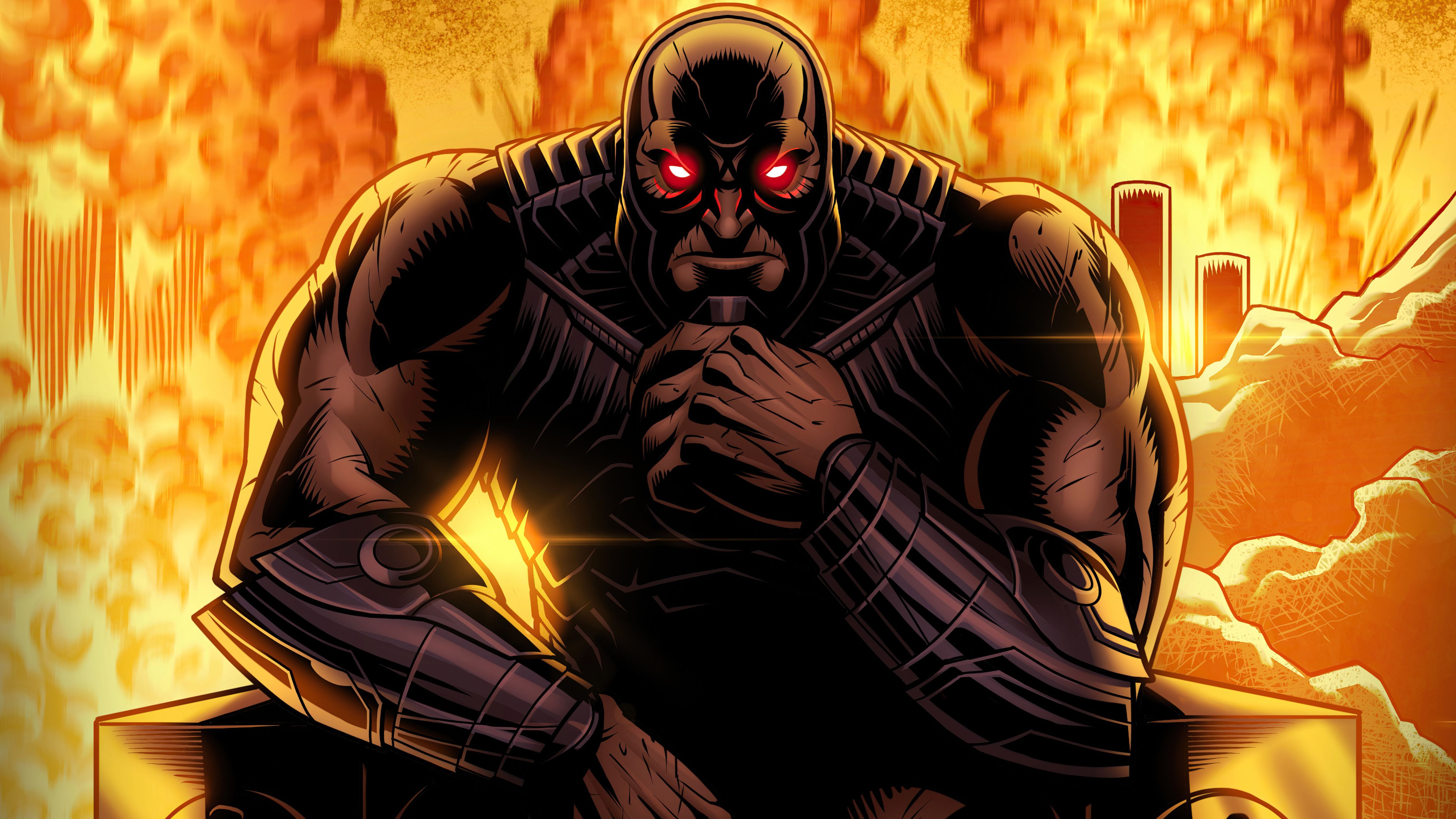 5120x2880 Darkseid Comic Art 5k 5k HD
