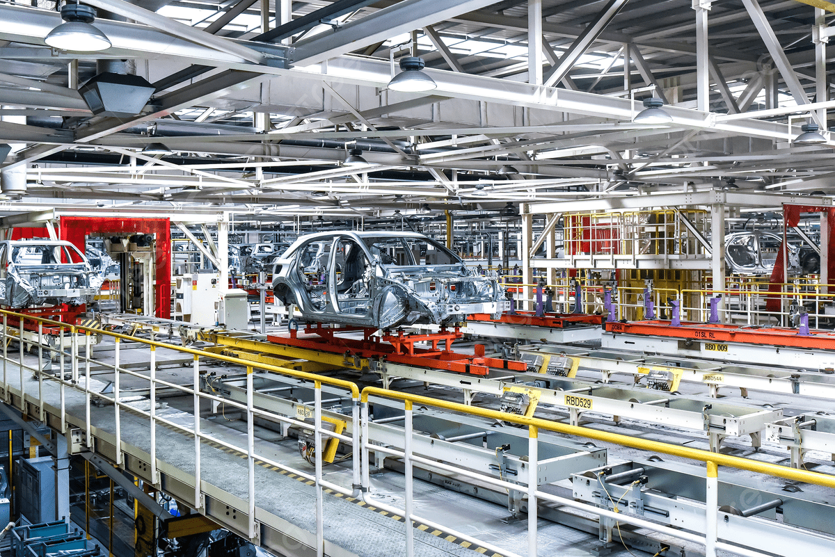1200x801 Assembly Line Of Automobile Factory
