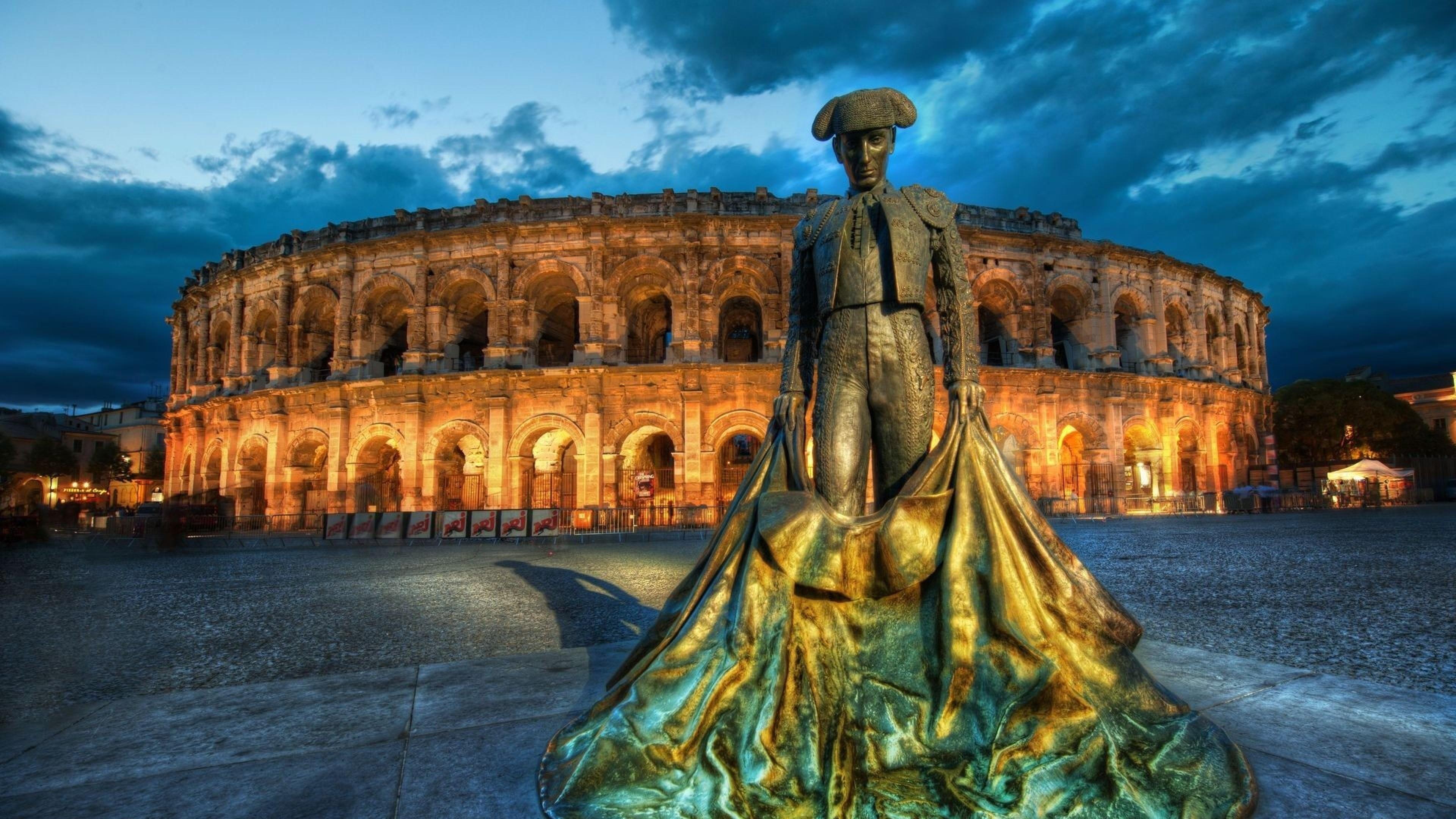 3840x2160 Colosseum Wallpaper HD Of Nimes