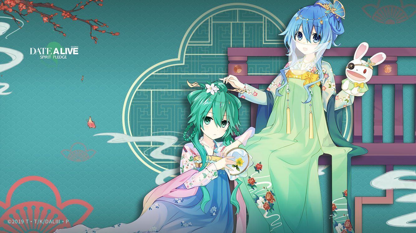 1334x750 Date A Live: Spirit Pledge on X: Happy Lantern Festival Wallpaper Giveaway #Yoshino #Natsumi HD Version: #DateALive #SpiritPledge / X