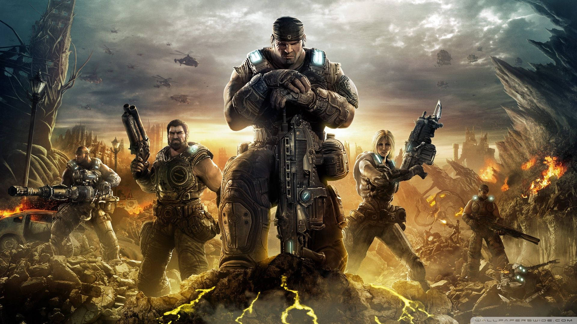 1920x1080 Gears Of War Wallpaper