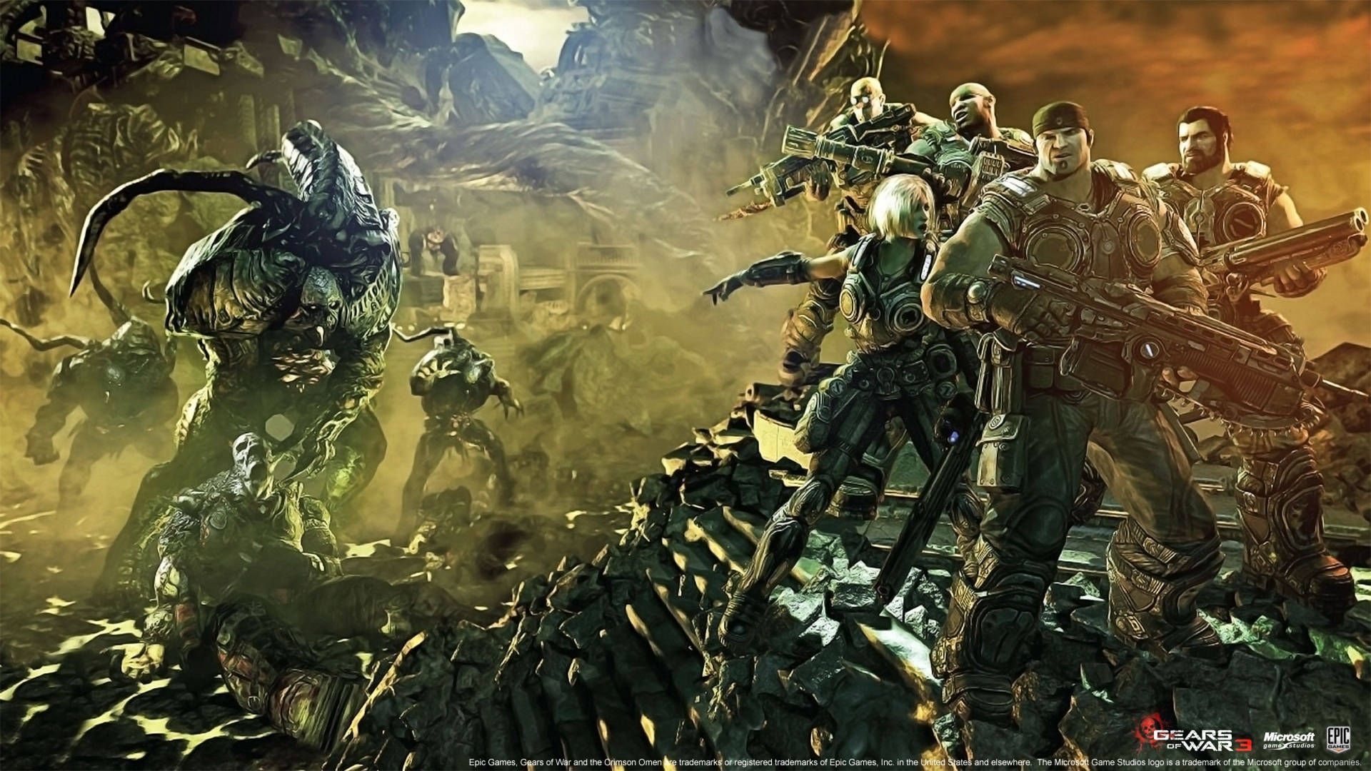 1920x1080 Gears Of War Wallpaper