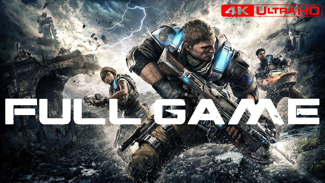 1280x720 Gears Of War 4 FULL GAME Gameplay Walkthrough In 4K (Xbox One X)