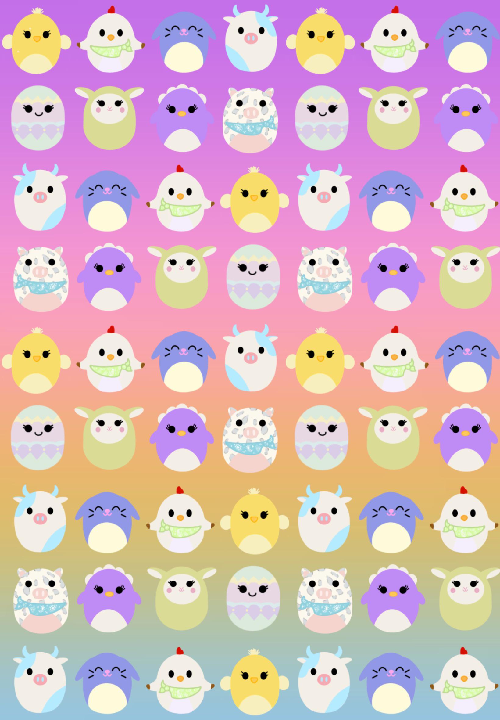1640x2360 I made an Easter Squishmallow wallpaper