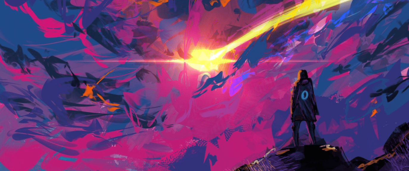 1373x576 NFT Art Wallpaper