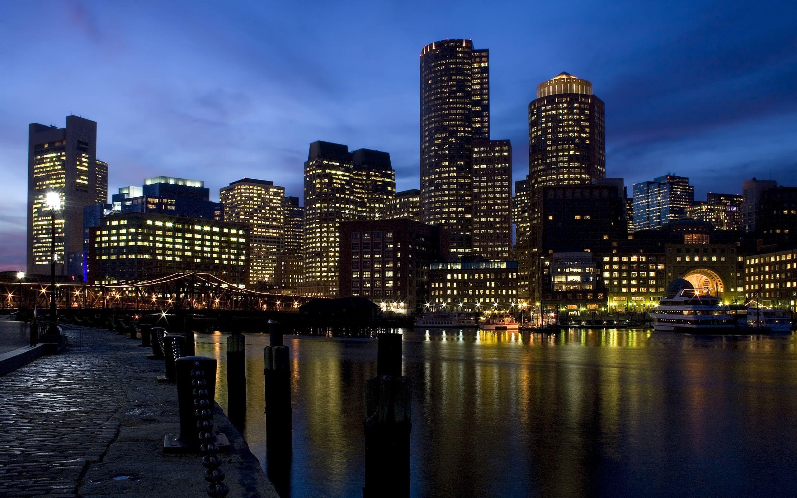 2560x1600 Tải xuống hình nền 2560x1600 boston, cảnh quan thành phố, tiện nghi
