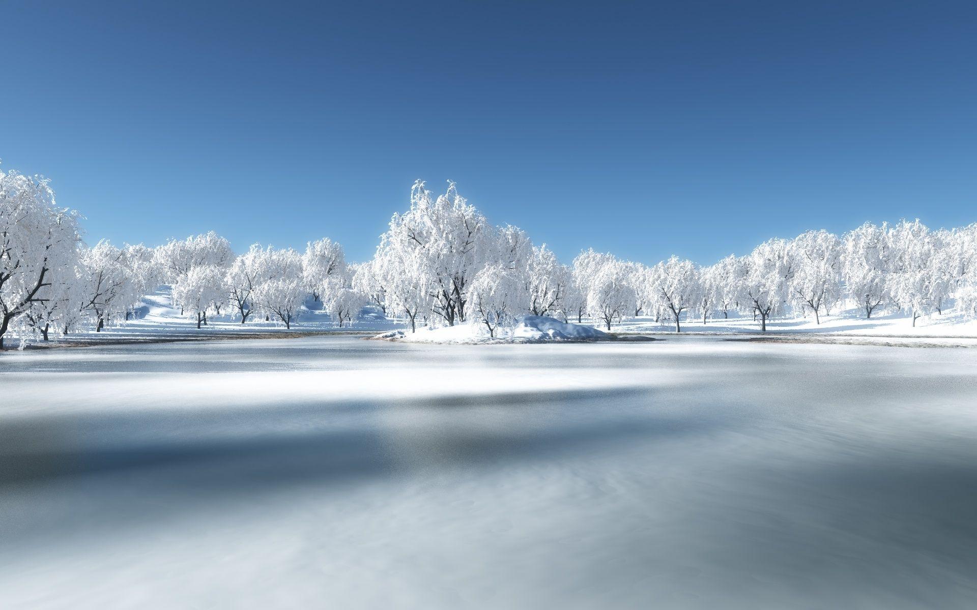1920x1200 Winter Landscape HD Desktop #Wallpaper
