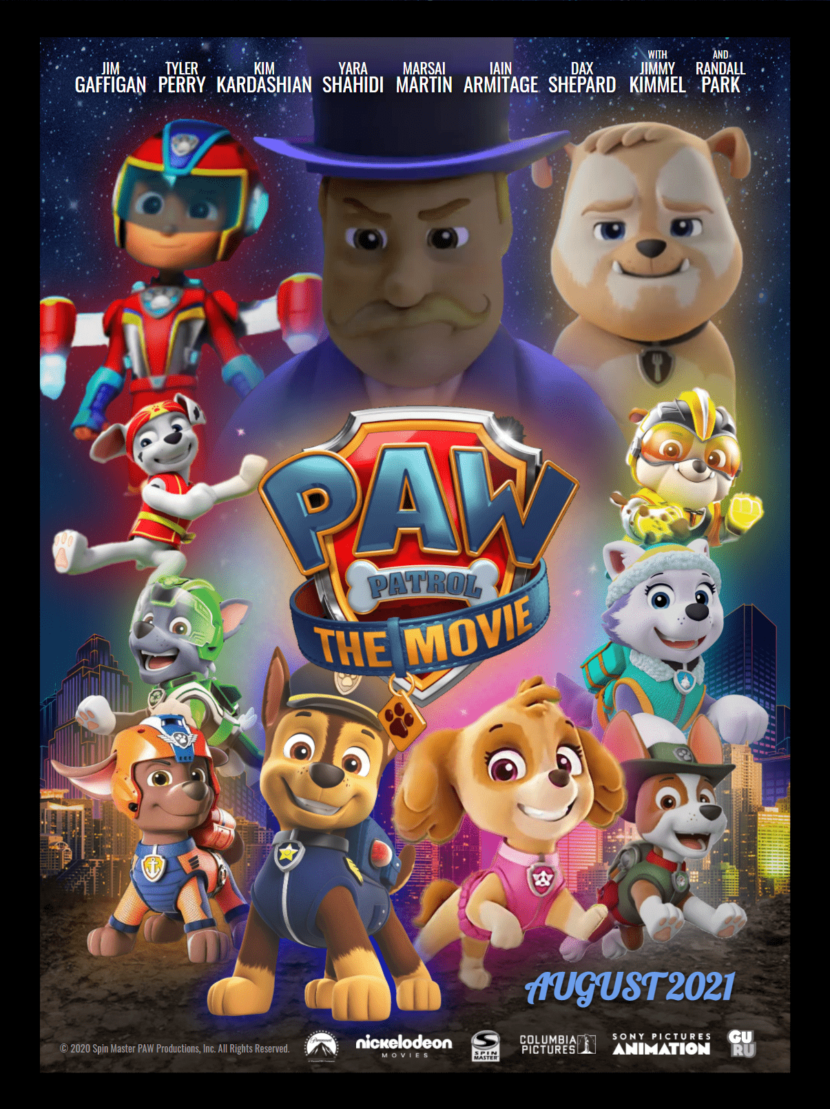 1205x1609 Paw Patrol: The Movie Wallpaper
