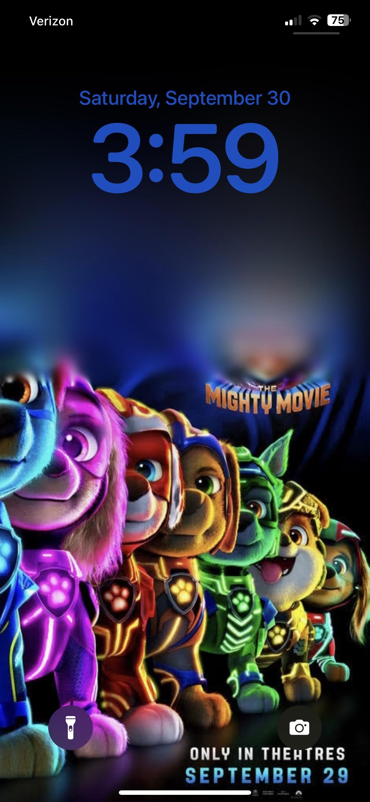 1242x2688 Mighty Movie Poster / Wallpaper Question