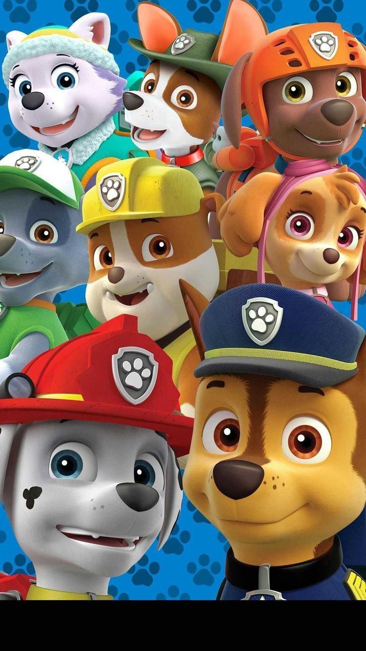 736x1308 PAW Patrol Background Explore more Animated, Canadian, Children's, Computer, Guru Studio wa. Paw patrol christmas, Paw patrol cupcake toppers, Paw patrol coloring