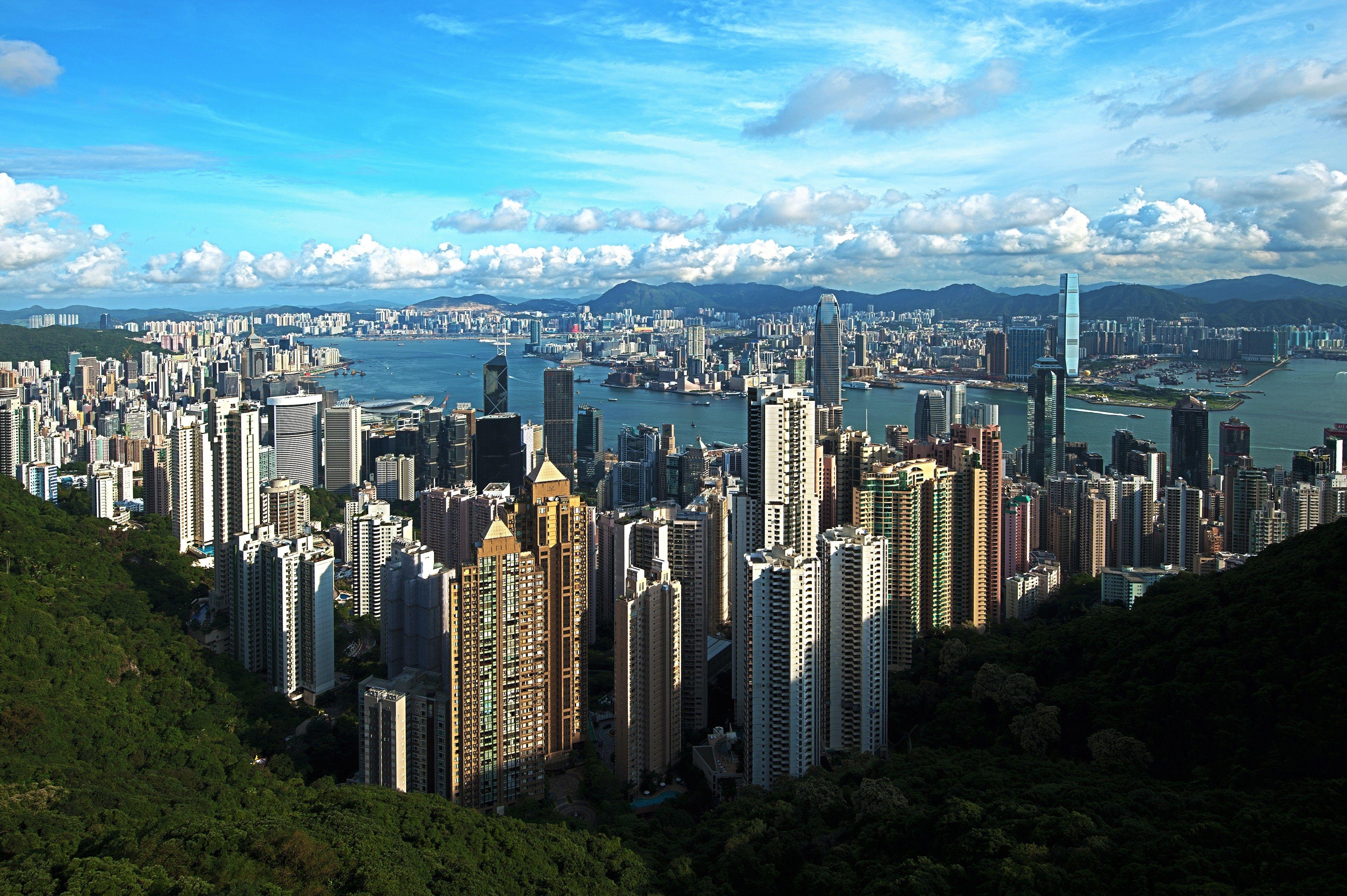 Hình nền phong cảnh Trung Quốc thành phố Hồng Kông 4227x2813
