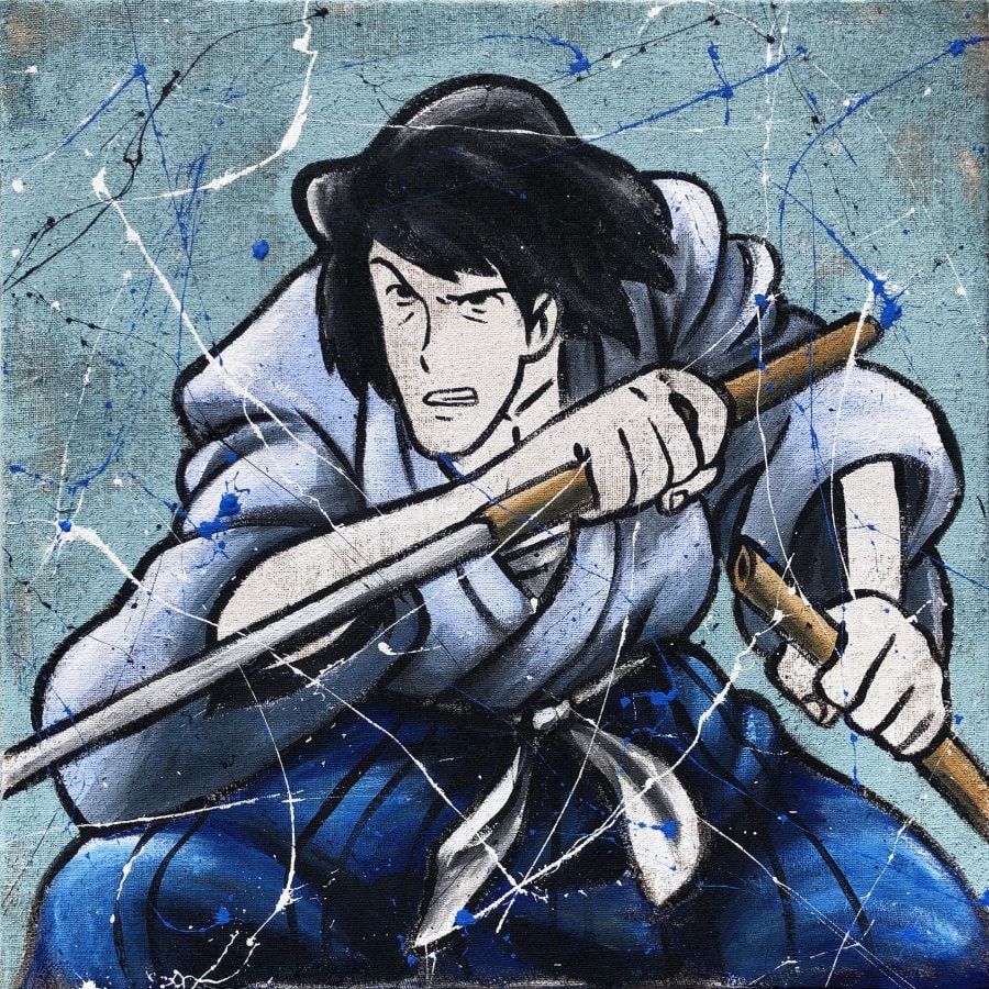 900x900 Jute Goemon Turquoise Background