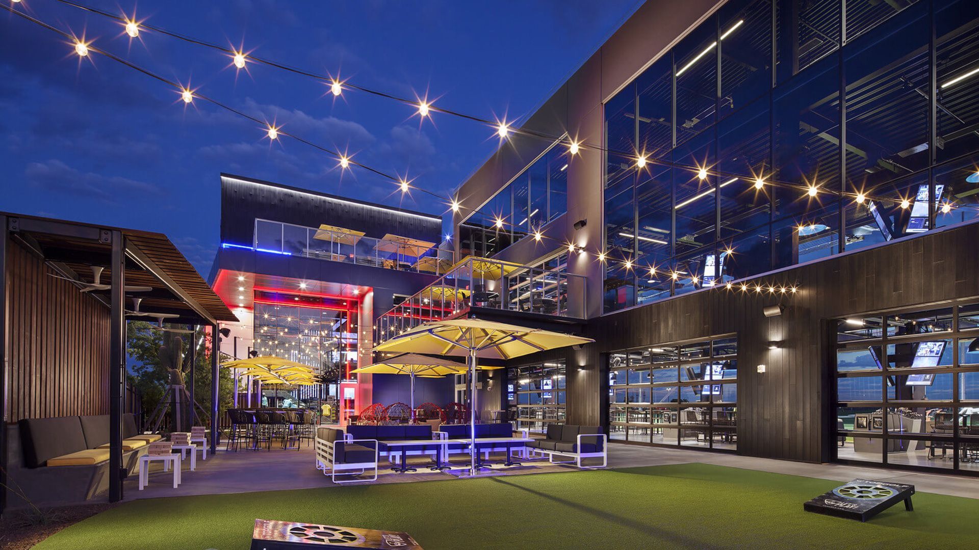 1920x1080 View a Gallery of Interior and Exterior Photo. Topgolf Baton Rouge