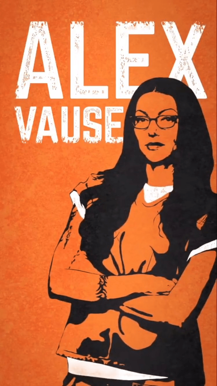 750x1334 Alex Vause iPhone Wallpaper 7 8 X #oitnb Orange is the New Black. Casais engraçados, Alex vause, Desenhos