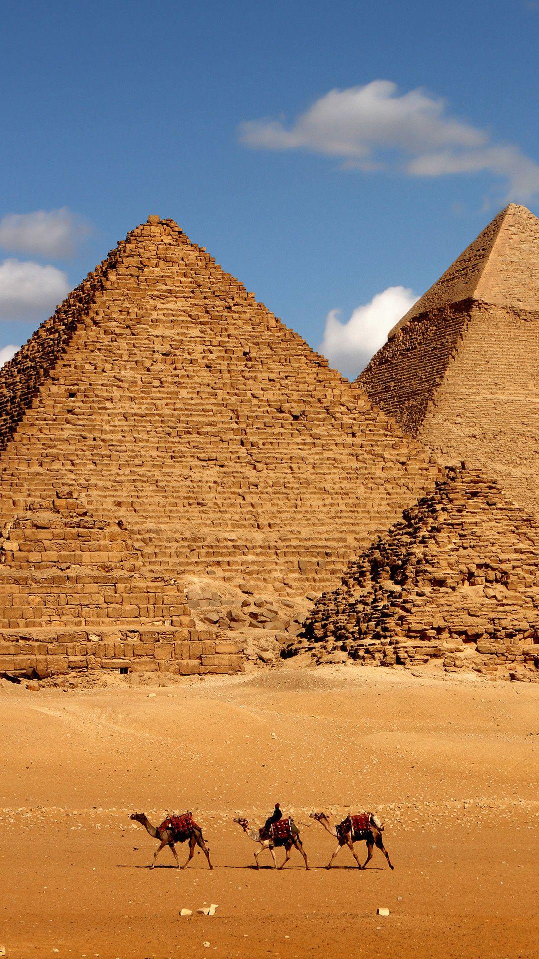 1080x1920 Pyramids Wallpaper
