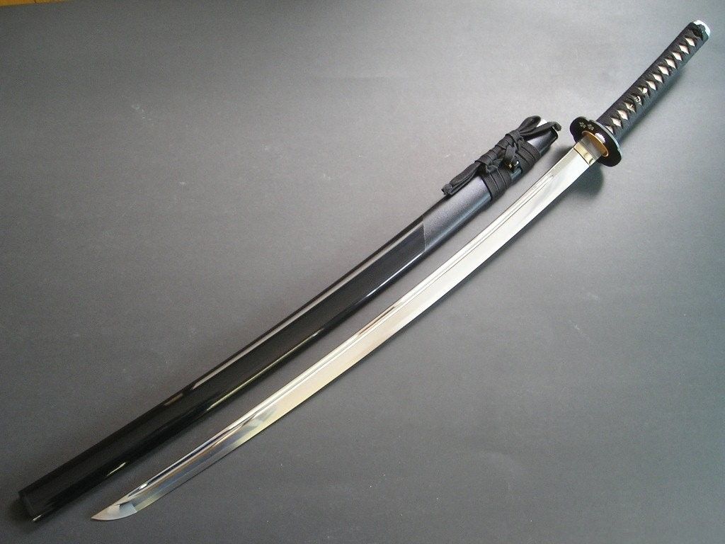 1024x768 katana, sword, metal, weaponx768 Wallpaper