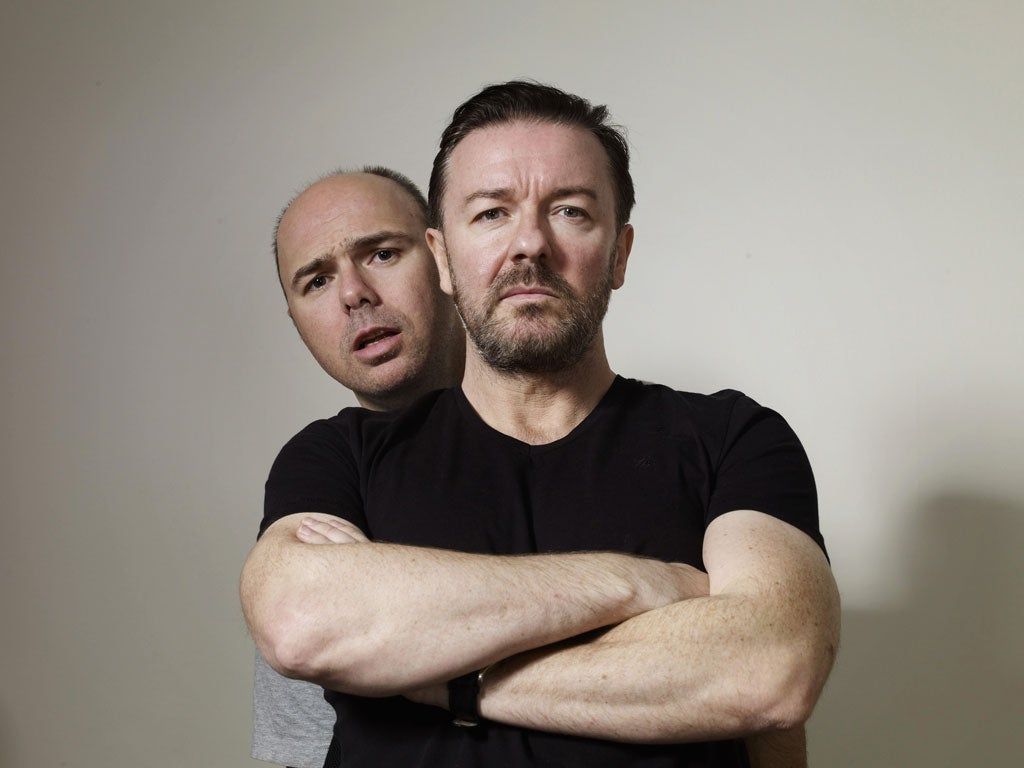 1024x768 How We Met: Karl Pilkington & Ricky Gervais