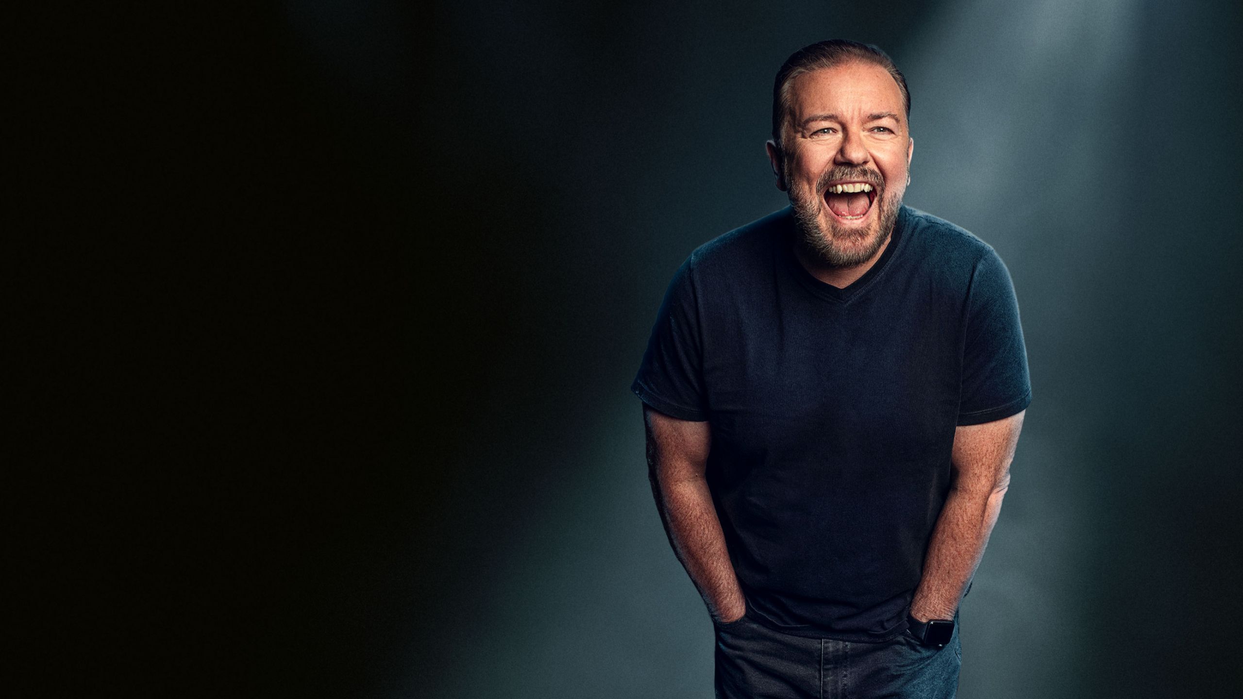 2560x1440 Ricky Gervais's Armageddon Wins Golden Globe For Stand Up Comedy
