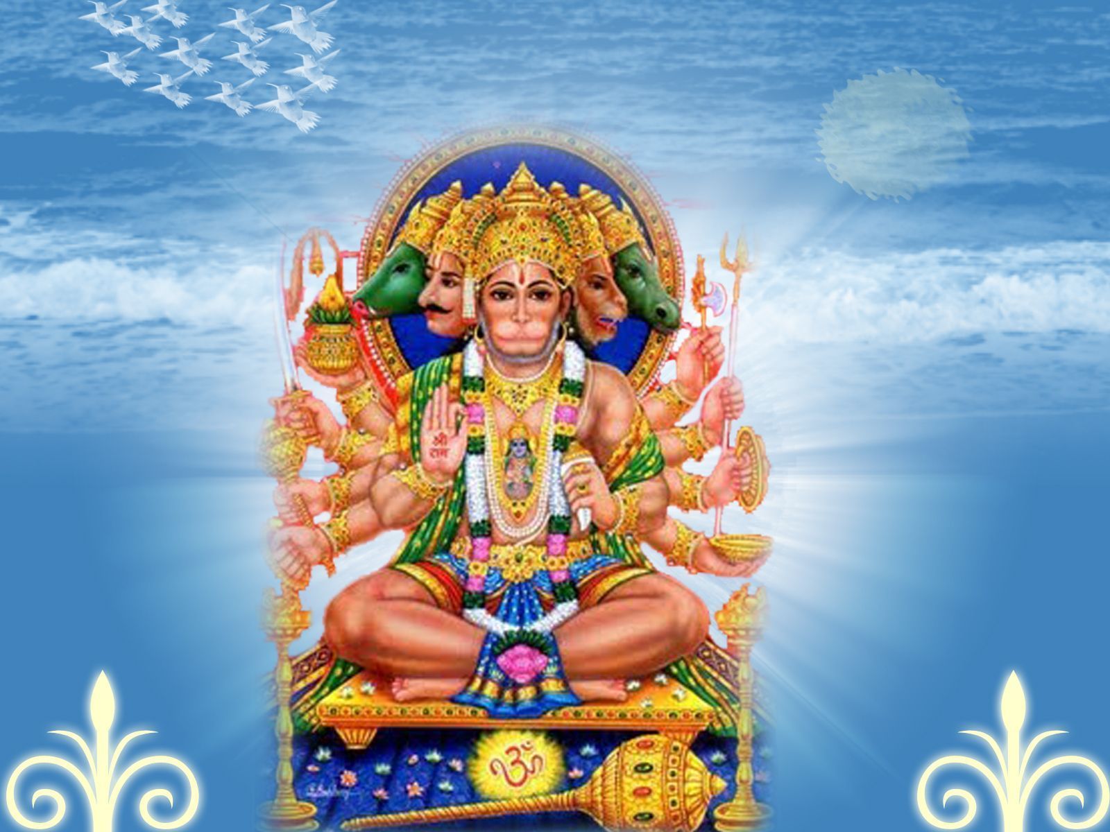 1600x1200 Panchamukhi Hanuman