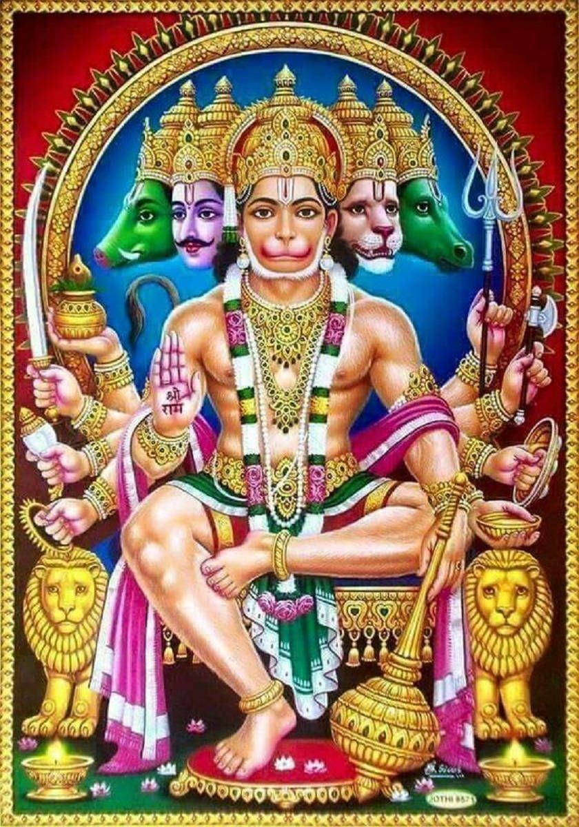 Panchamukhi Hanuman Wallpapers - Top Free Panchamukhi Hanuman ...