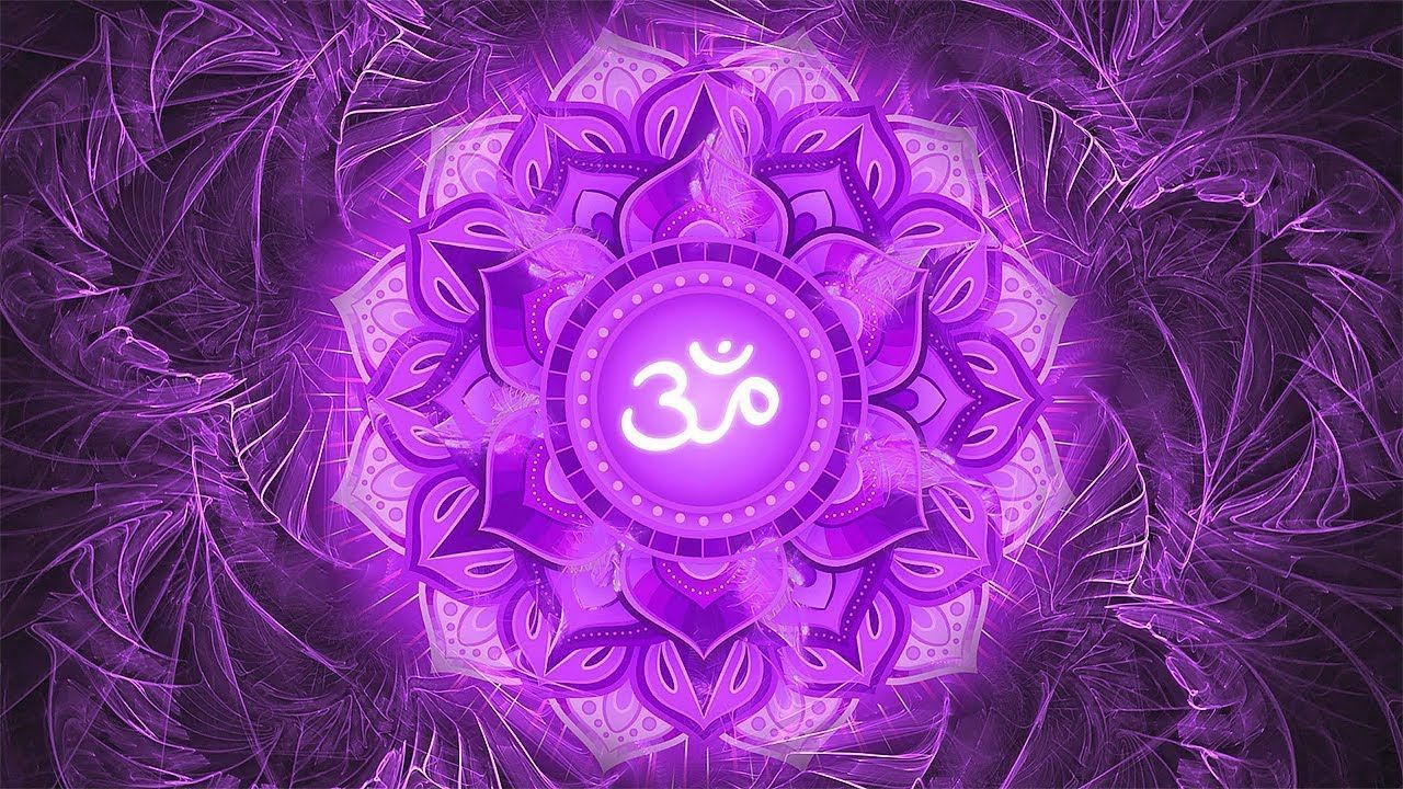 1280x720 Hz Crown Chakra, Connect to the Universe, Let Go of Past Trauma, Healing Music, Meditation